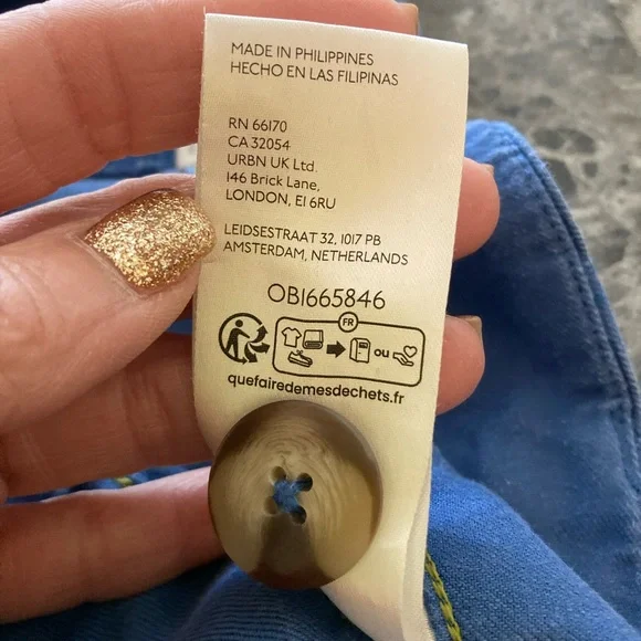 Anthropologie Maeve Blue Sea The Colette Crop Wide Leg Pant High Rise WMSZ 31 P - Picture 10 of 15